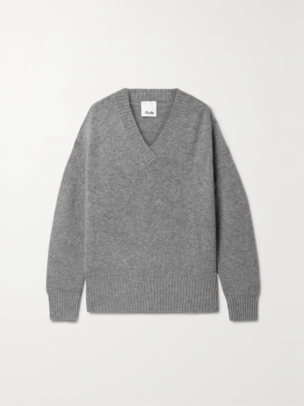 Allude + Net Sustain Cashmere-blend Sweater - Gray