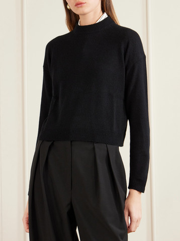 Allude + NET SUSTAIN Wool and cashmere-blend sweater