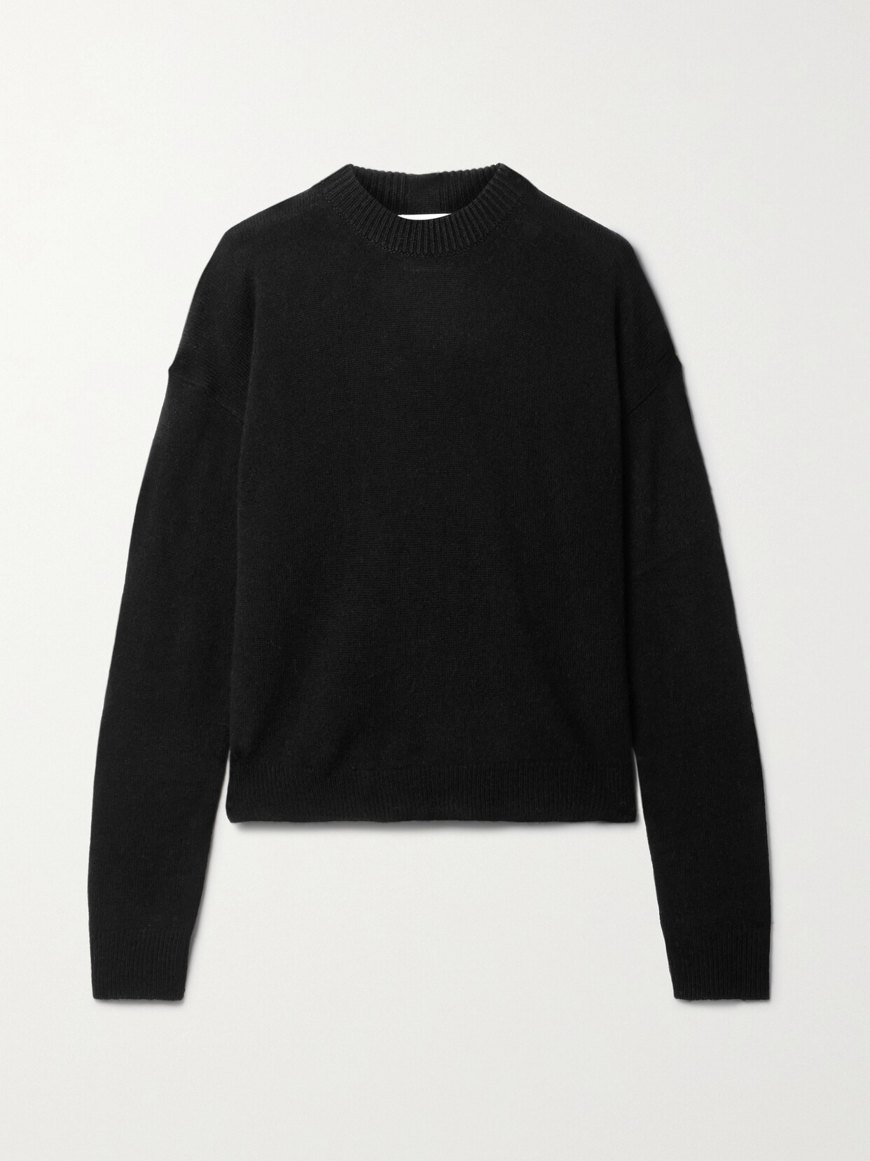 Allude Wool And Cashmere-blend Jumper In Black