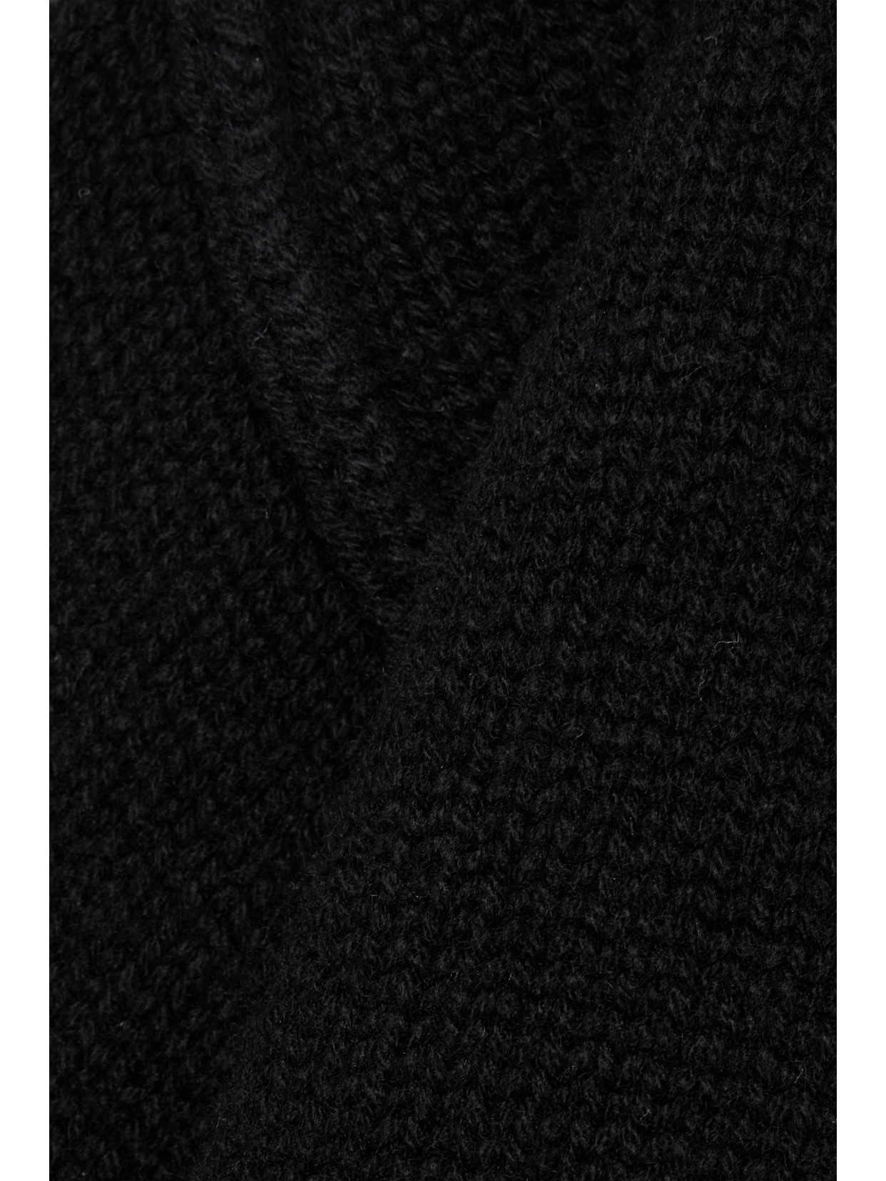 Shop Allude + Net Sustain Wool And Cashmere-blend Turtleneck Sweater In Black