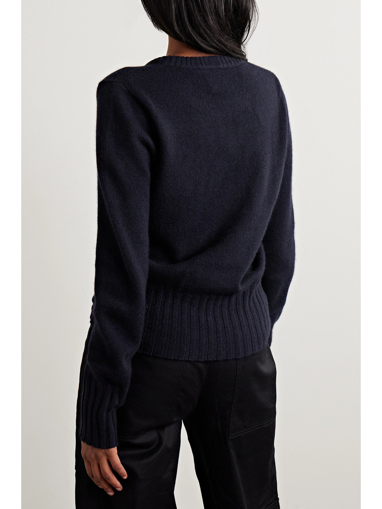 Shop Allude + Net Sustain Cashmere Sweater In Blue