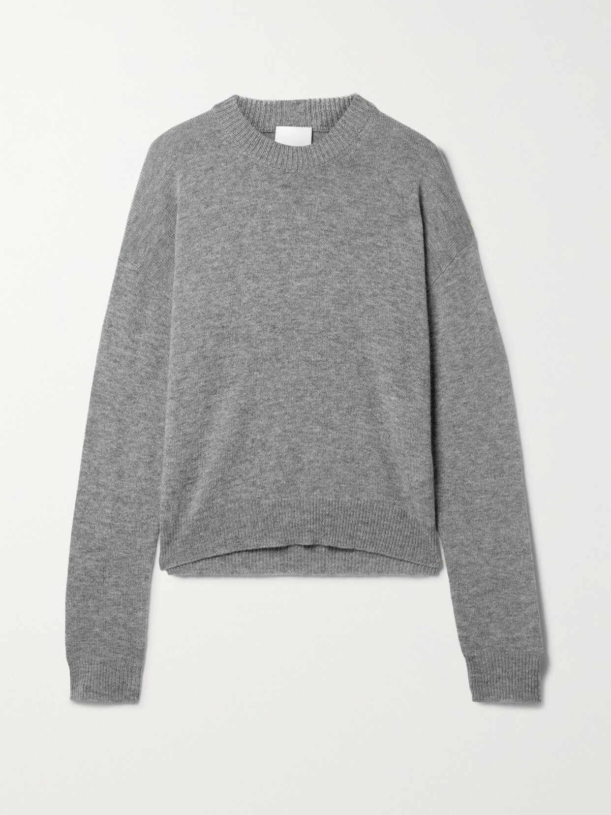 Allude Wool And Cashmere-blend Jumper In Grey