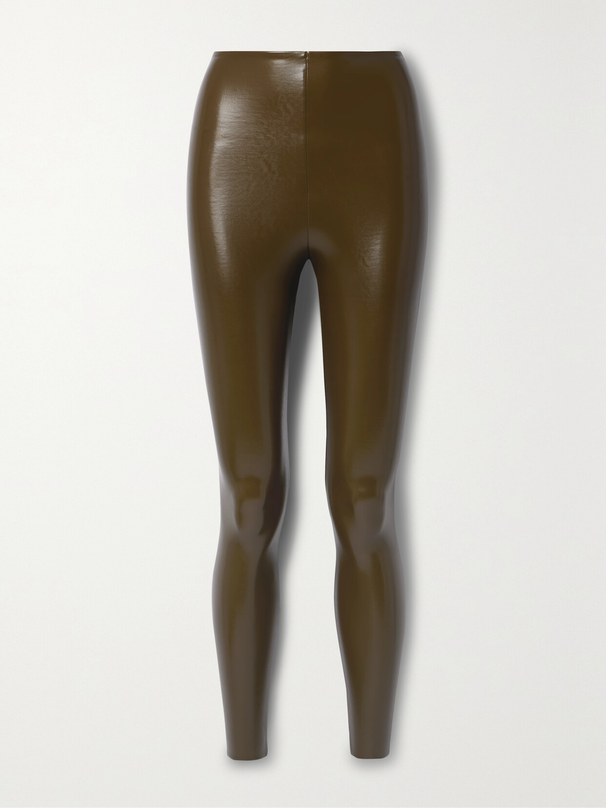 COMMANDO FAUX STRETCH-LEATHER LEGGINGS