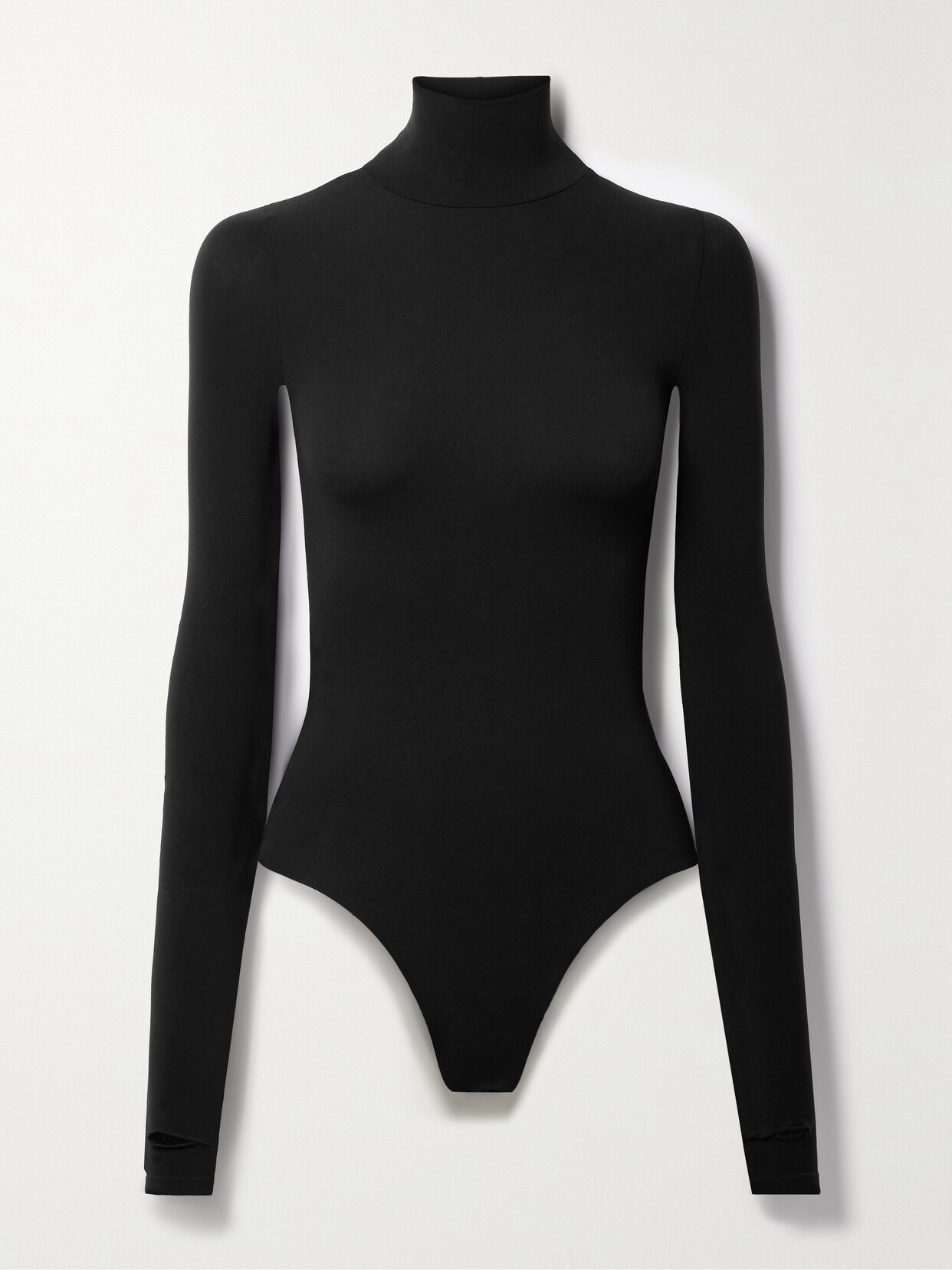 Commando - Stretch-jersey Turtleneck Bodysuit - Black