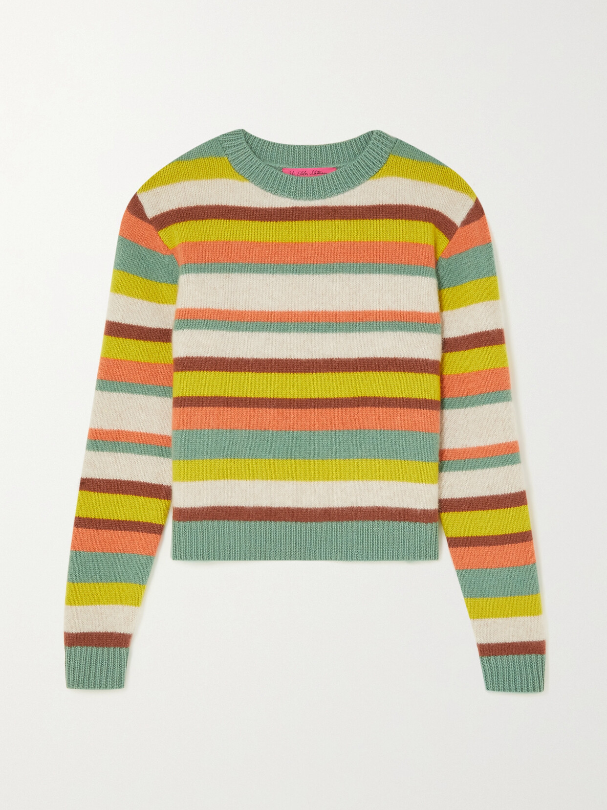 The Elder Statesman - Prima Striped Cashmere Sweater - Multi