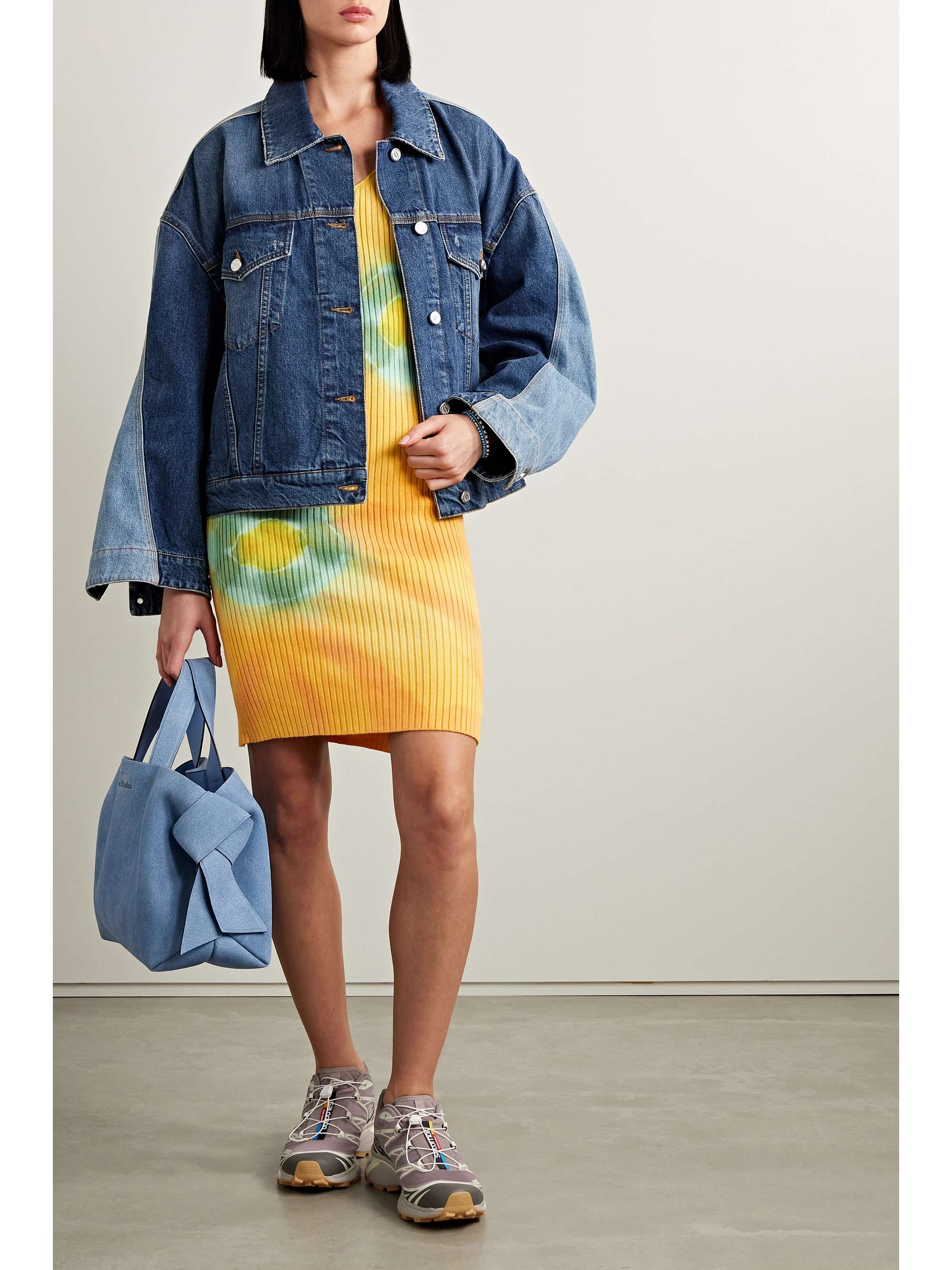 THE ELDER STATESMAN Ecliptic tie-dyed organic cotton and cashmere