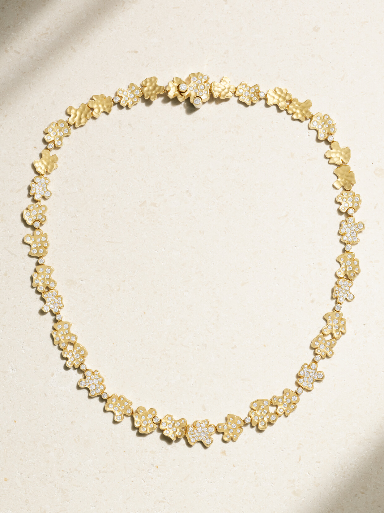 David Yurman Fine Petals 18-karat Gold Diamond Necklace