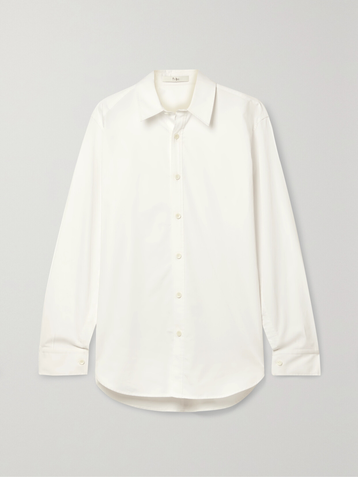 Tibi - Cotton-poplin Shirt - White