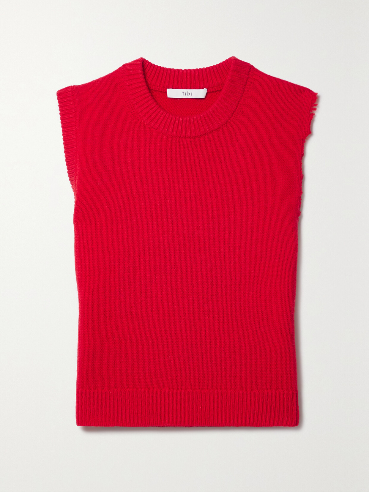 TIBI DISTRESSED WOOL TANK