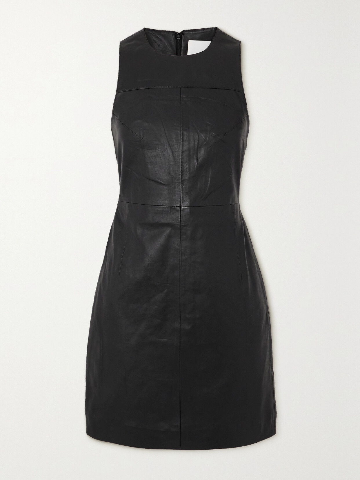 REMAIN BIRGER CHRISTENSEN TENNA LEATHER MINI DRESS