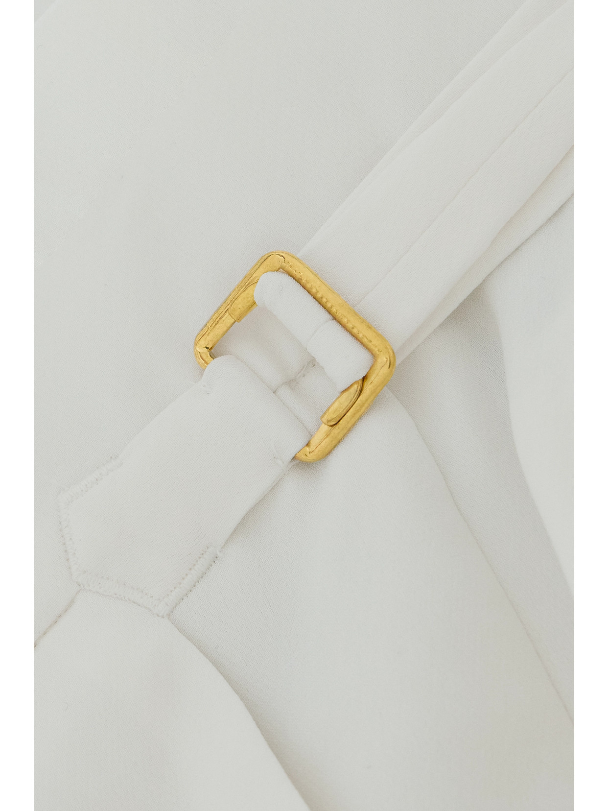 Tom Ford Pleated Silk-georgette Wide-leg Pants In White