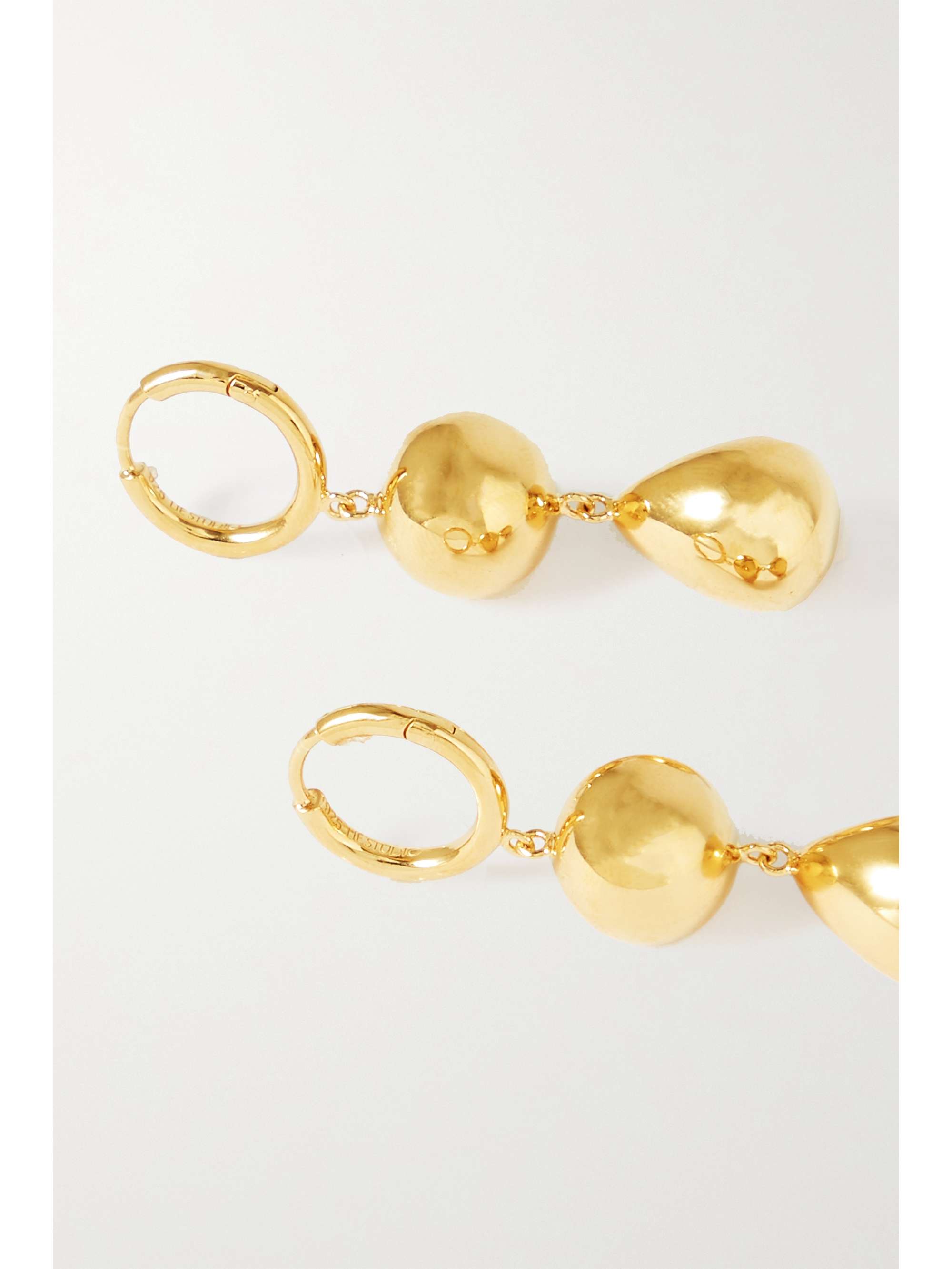 LIÉ STUDIO The Cathrine gold-plated earrings