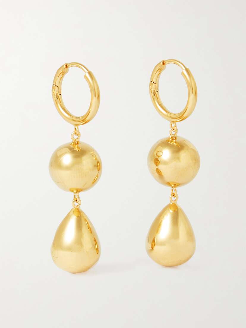 LIÉ STUDIO The Cathrine Gold-plated Earrings