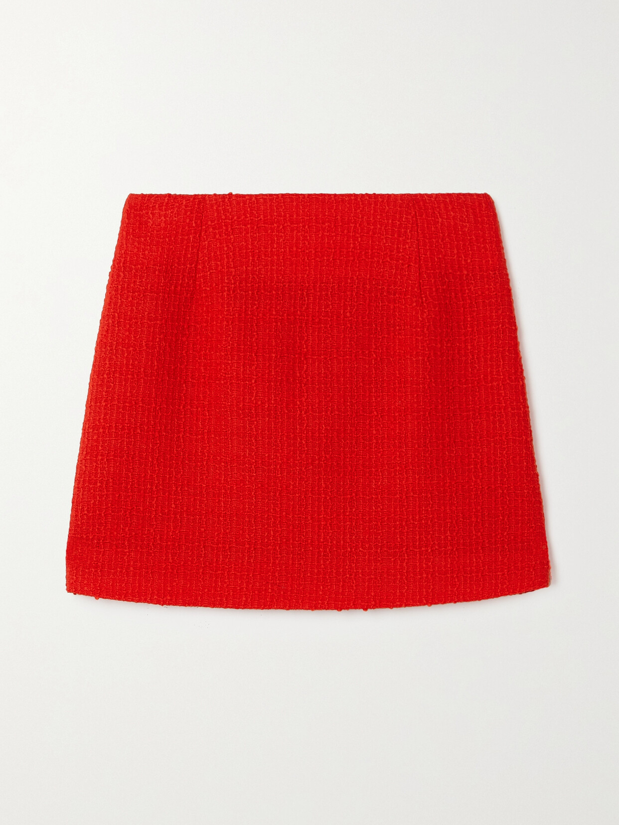 Blazé Milano - Coci Wool-blend Tweed Mini Skirt - Red