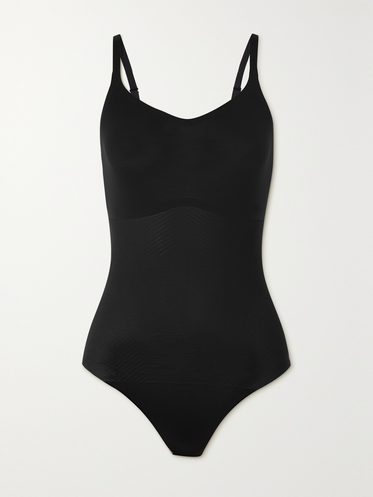 Spanx Thinstincts 2.0 Thong Bodysuit In Black