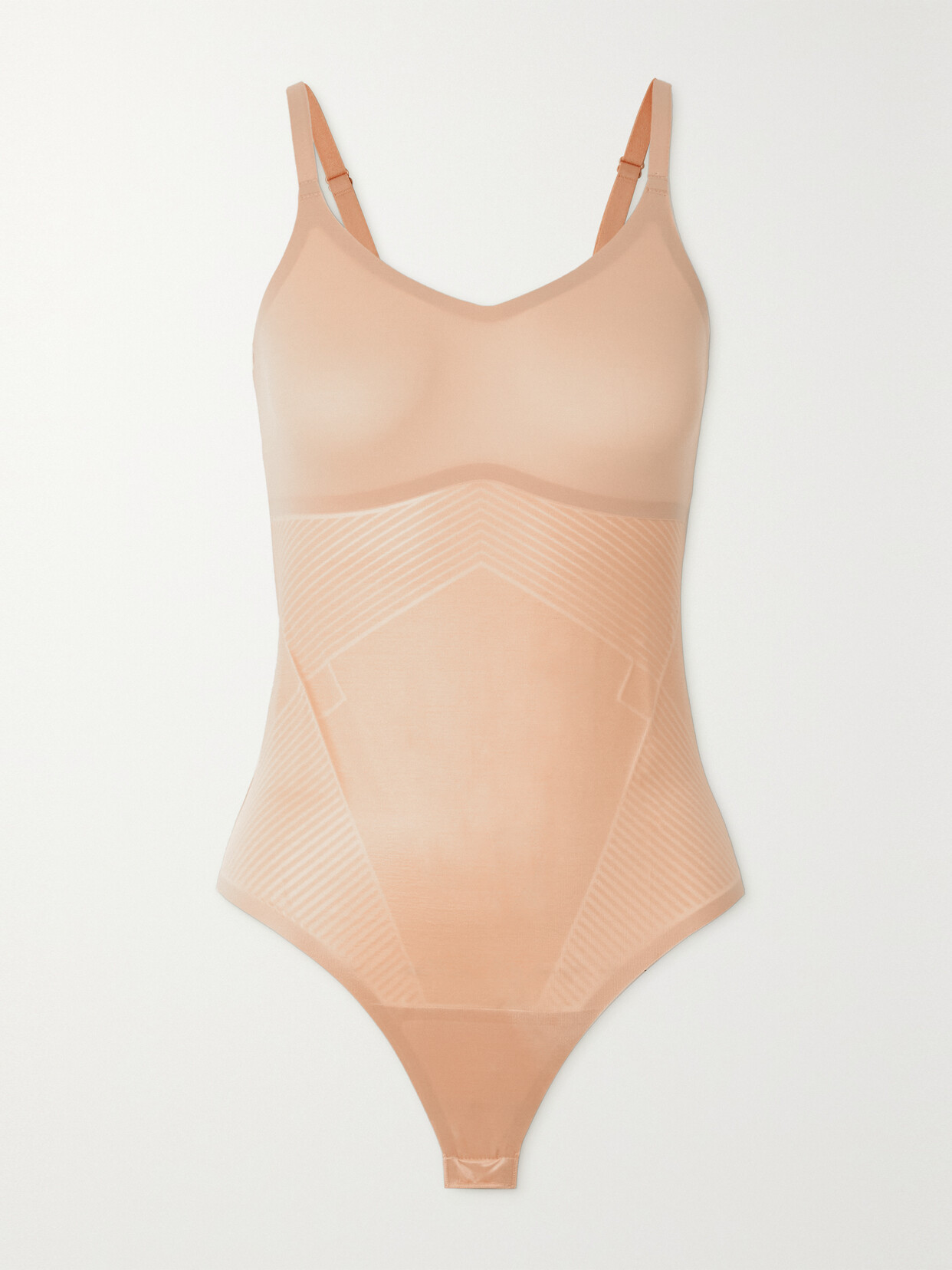 Spanx - Thinstincts 2.0 Thong Bodysuit - Neutrals