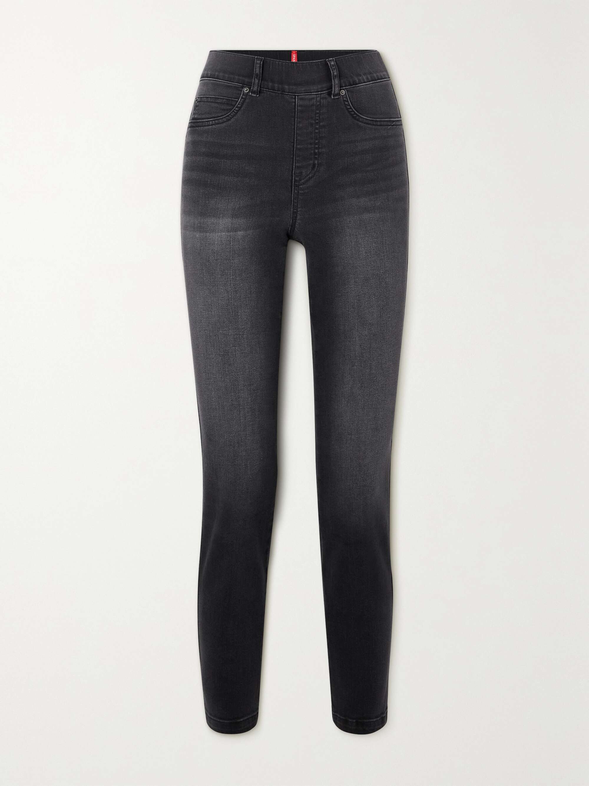 SPANX Ankle cropped high-rise straight-leg jeans