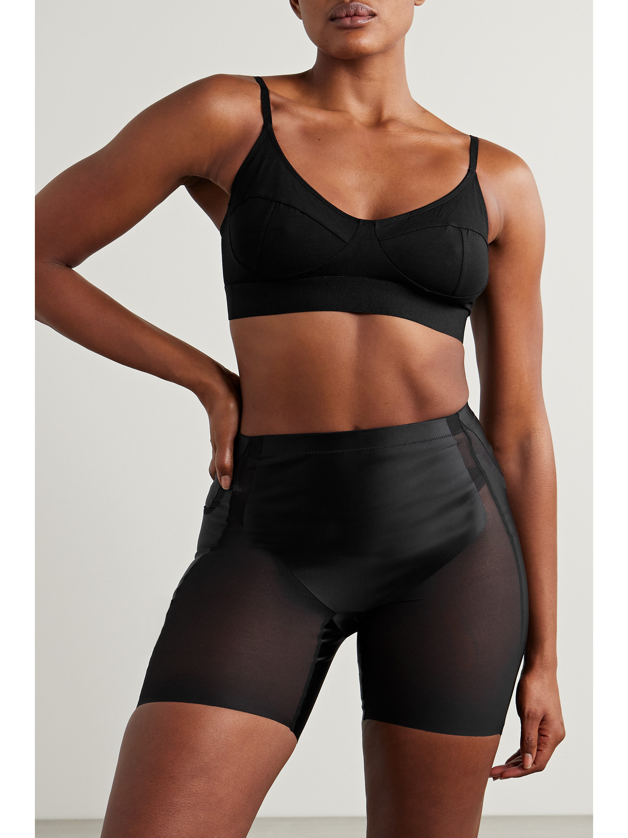 Spanx Shape™ Booty-lifting Shorts In Black