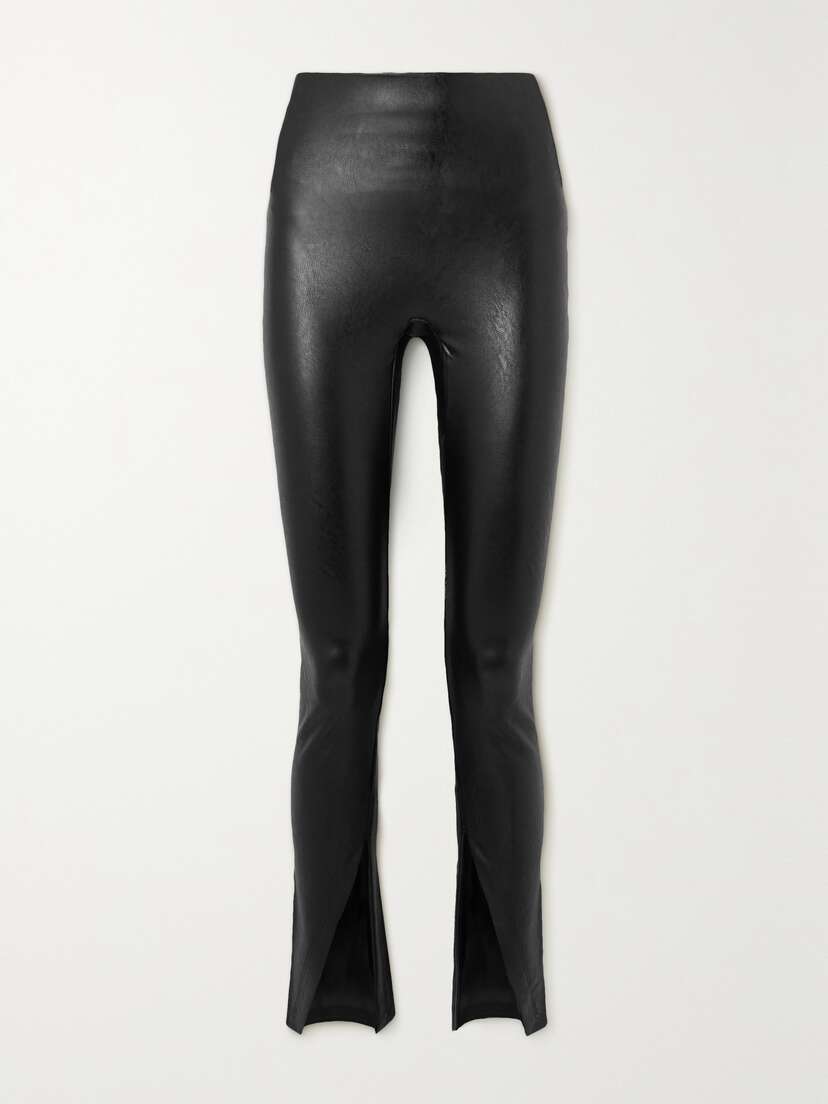 Spanx Faux Stretch-leather Leggings