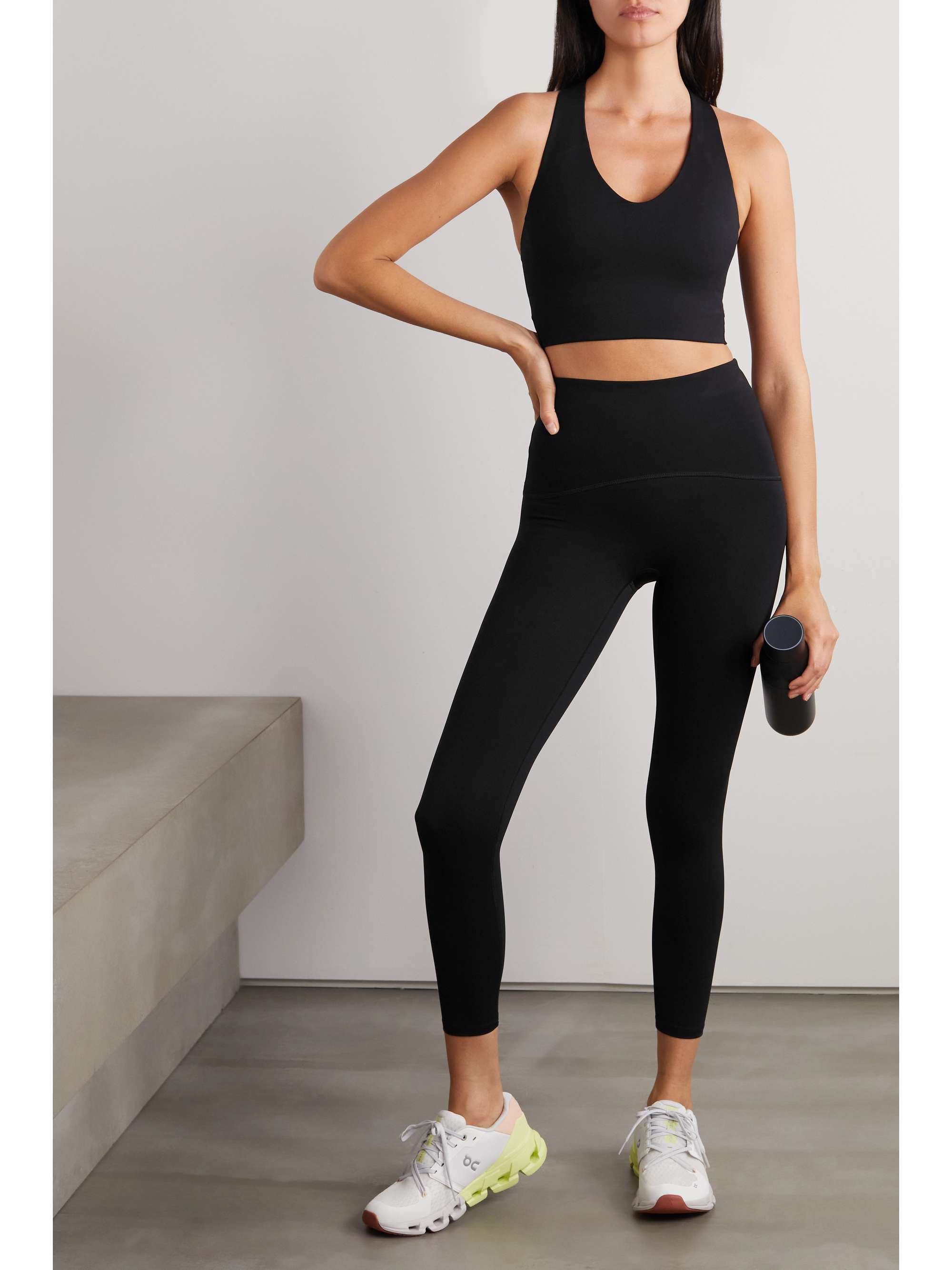SPANX Booty Boost Active 7/8 stretchjersey leggings NETAPORTER