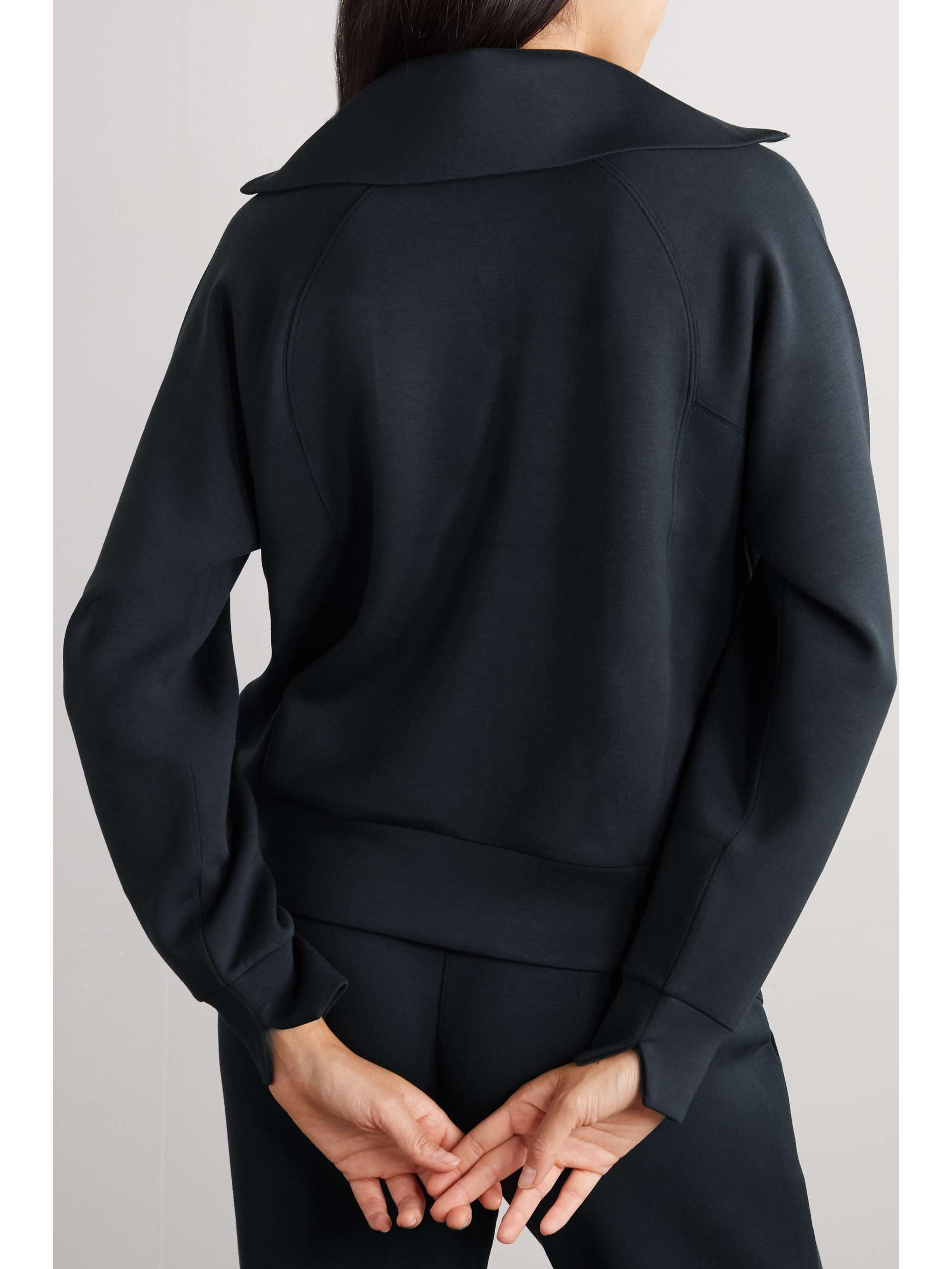 SPANX Active AirEssentials stretch-jersey sweatshirt | NET-A-PORTER