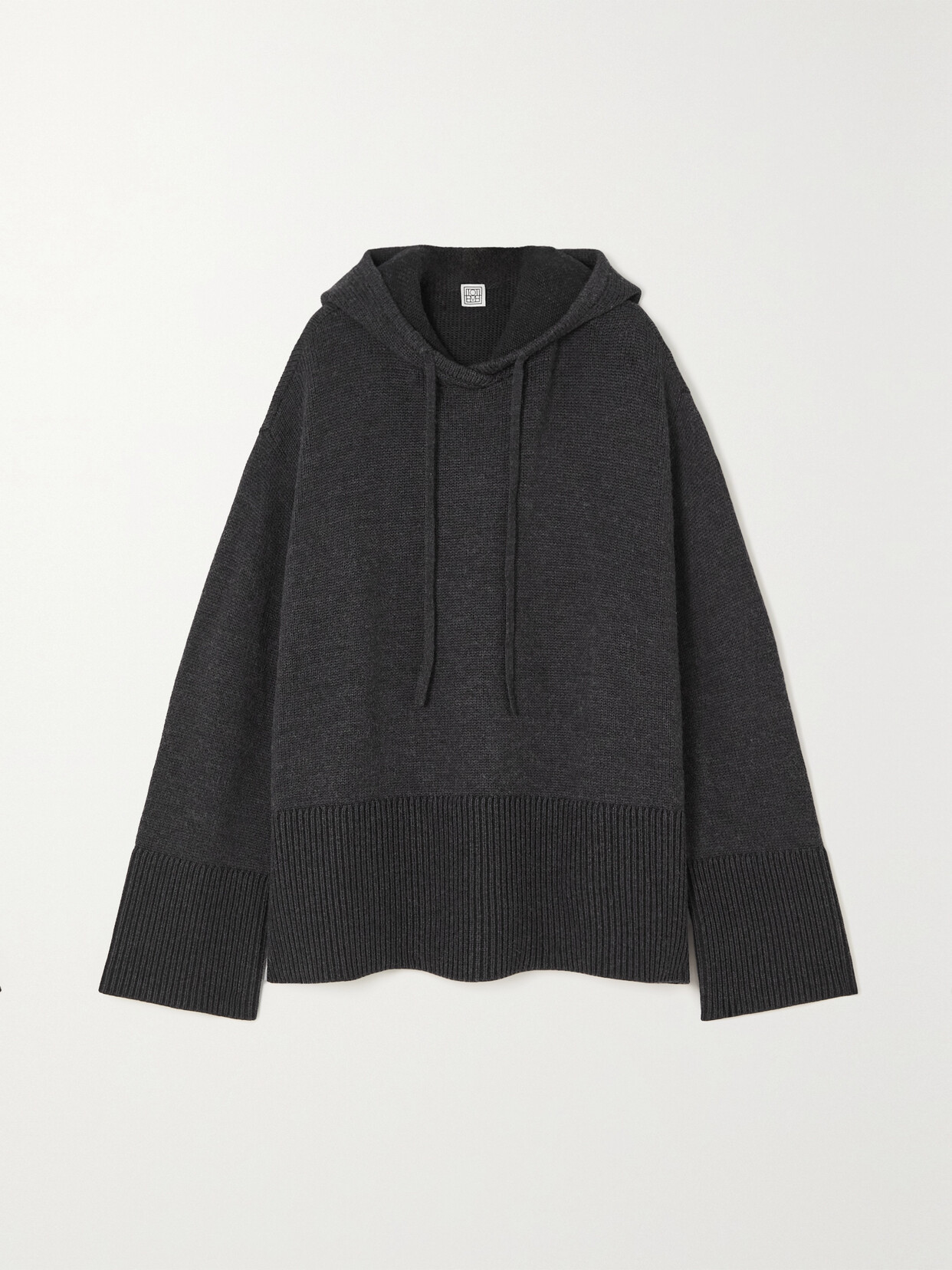 TOTÊME + NET SUSTAIN OVERSIZED WOOL HOODIE