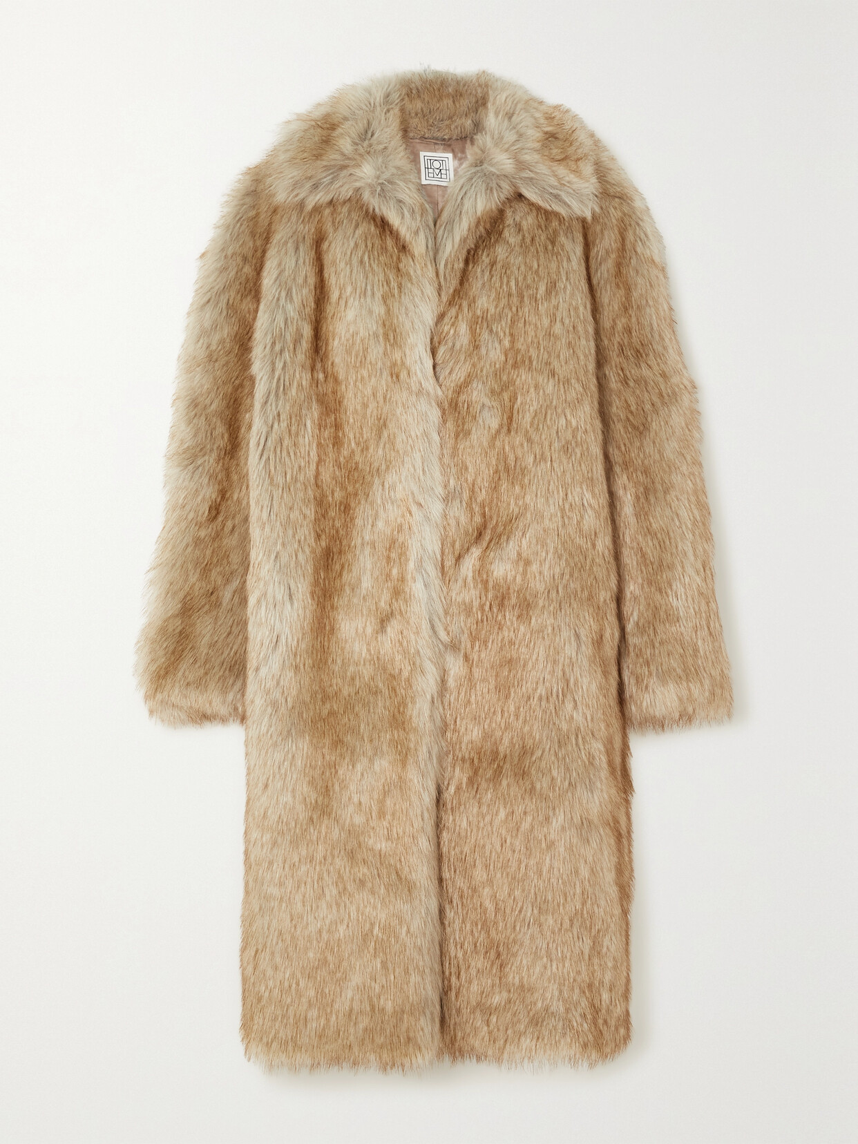 TOTEME Faux Fur Coat - Neutrals