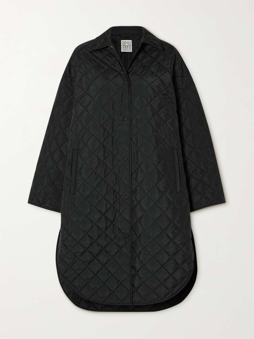 TOTEME + Net Sustain Oversized Quilted Recycled Shell Coat