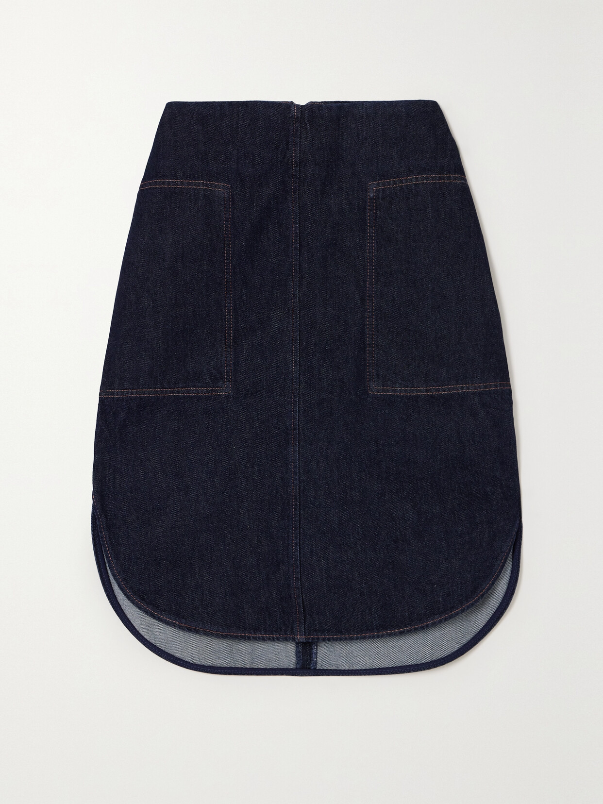 TOTEME - Organic Denim Skirt - Blue