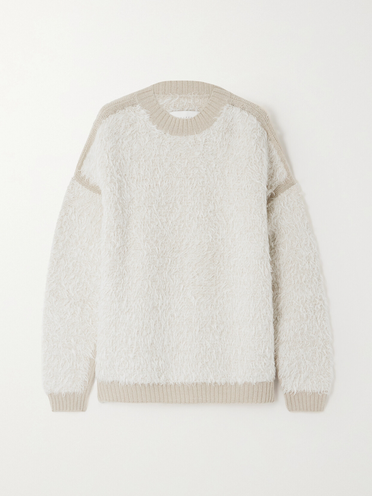 Lauren Manoogian - Ribbed Alpaca And Merino Wool-blend Sweater - Cream