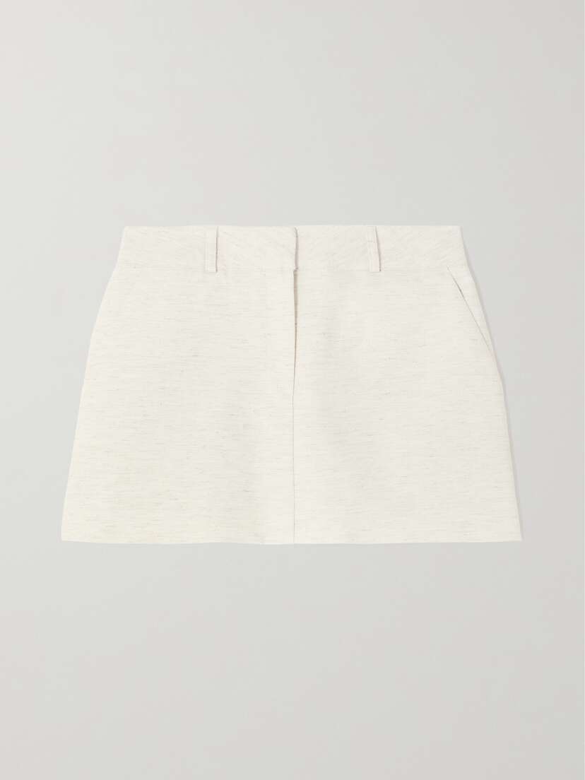 The Frankie Shop Isle Woven Mini Skirt