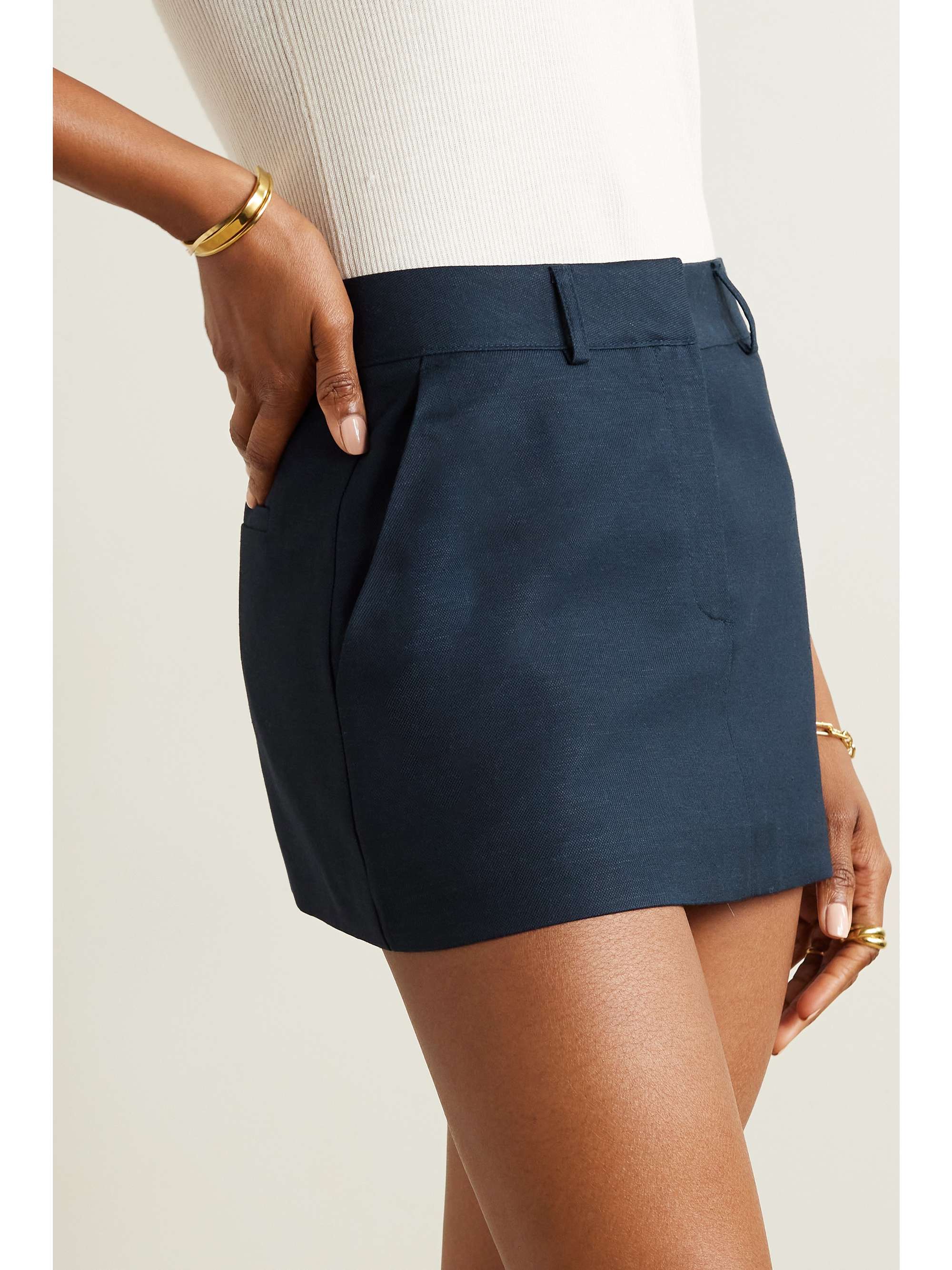 THE FRANKIE SHOP Isle woven mini skirt | NET-A-PORTER