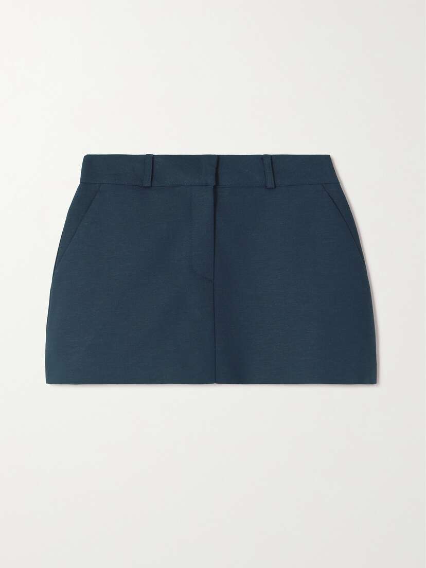The Frankie Shop Isle Woven Mini Skirt - x large