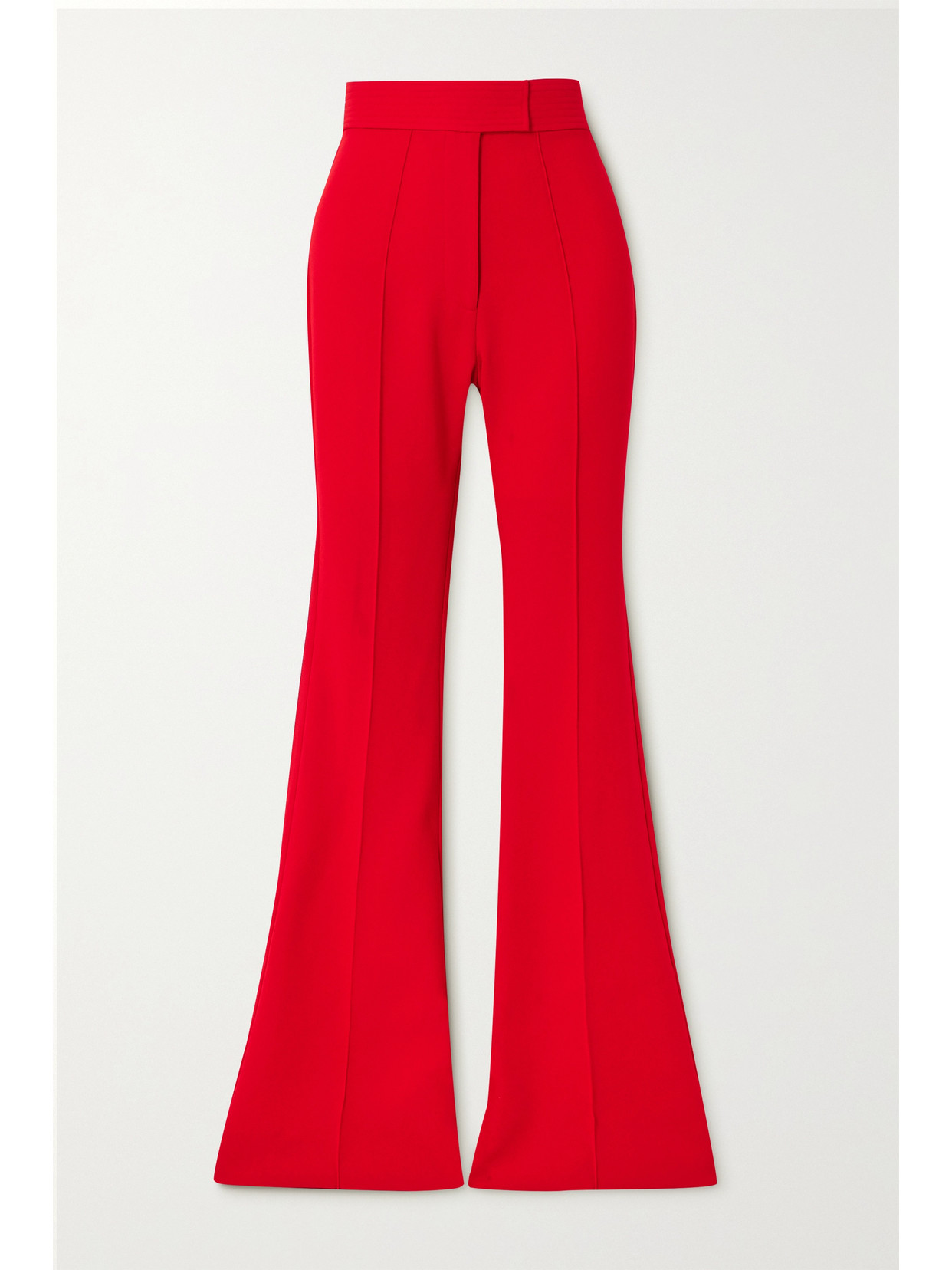 Alex Perry - Marden Pleated Stretch-crepe Flared Pants - UK 14