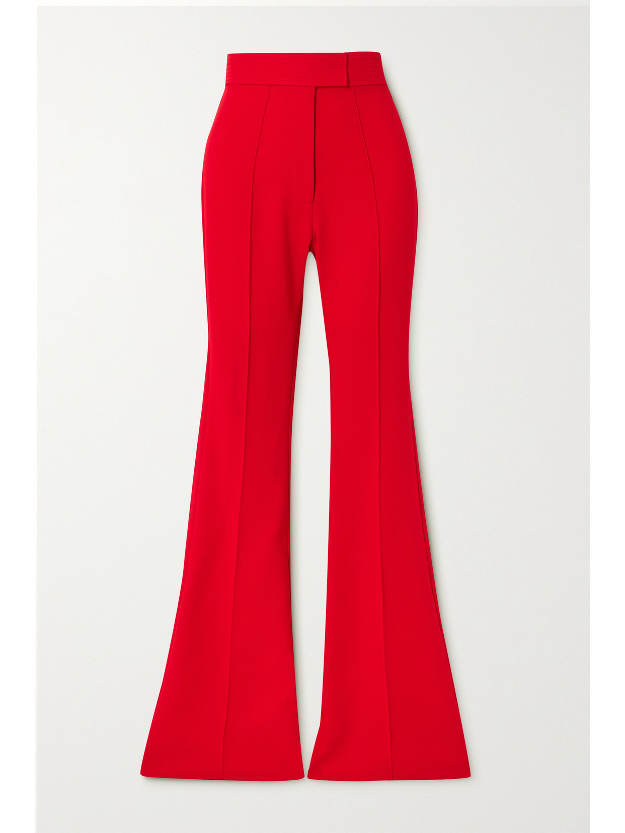 Alex Perry - Marden Pleated Stretch-crepe Flared Pants - UK 10