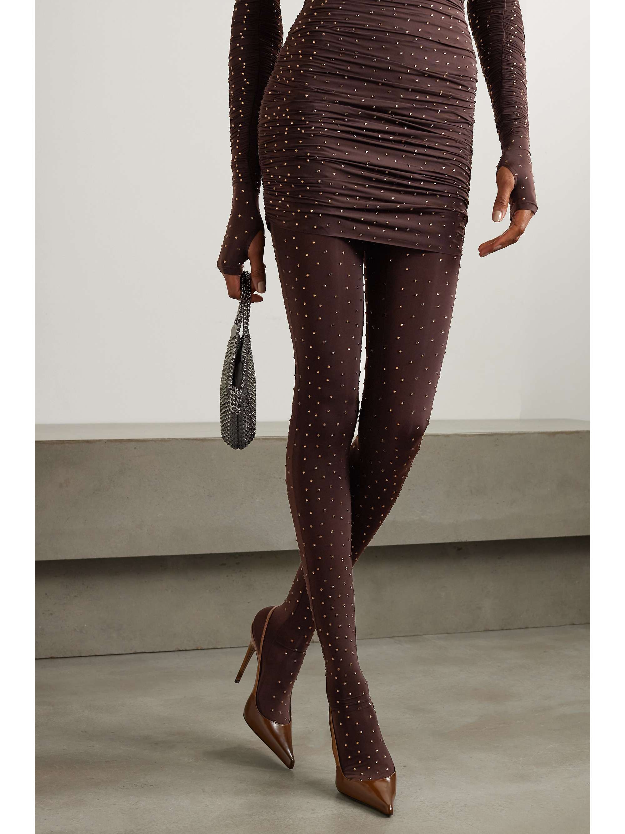 Embellished tights best sale