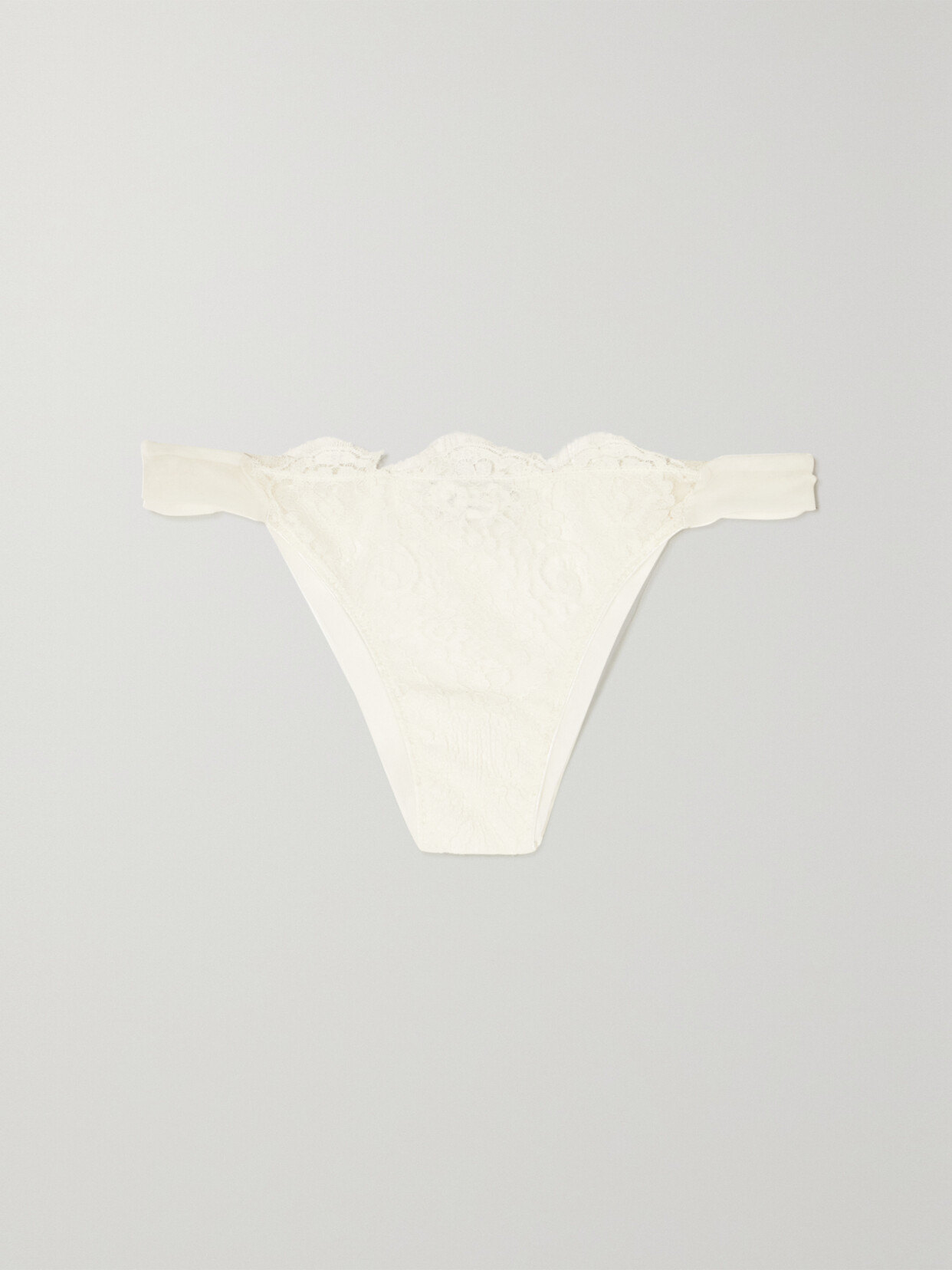 I.D. Sarrieri A Night In Marrakech Stretch-lace Thong - White
