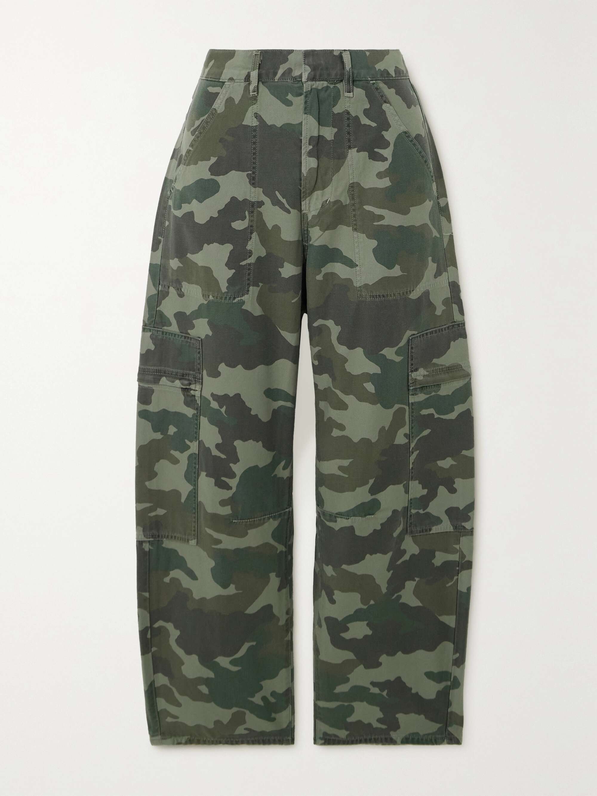 Marcelle Low Slung Easy Leg Cargo Pants