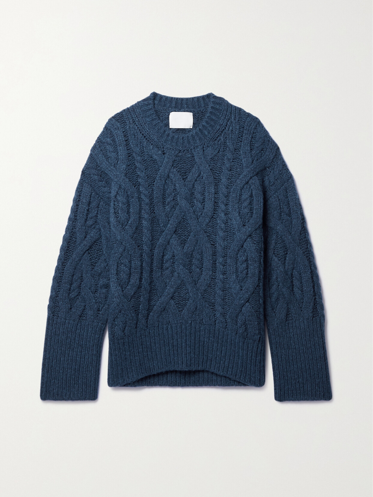 Citizens of Humanity Zola Cable-knit Wool-blend Sweater - Blue