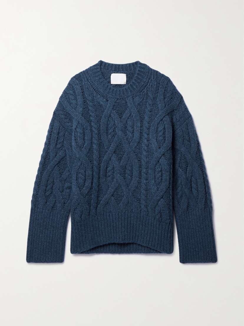 Citizens of Humanity Zola Cable-knit Wool-blend Sweater