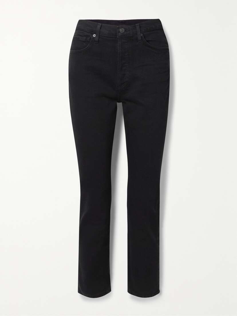 Citizens of Humanity Jolene Cropped High-rise Slim-leg Jeans