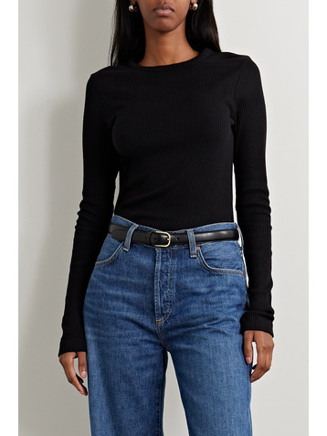 Citizens Of Humanity + NET SUSTAIN Bina ribbed Lyocell-blend top