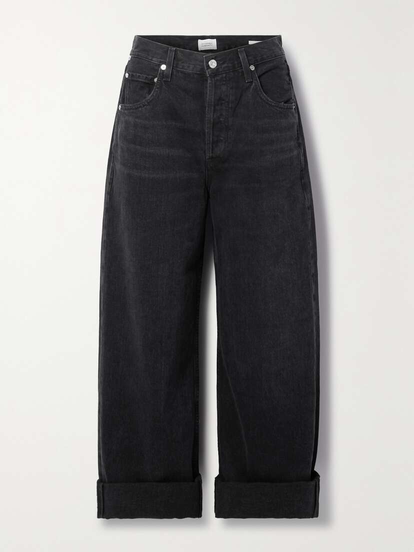 Citizens of Humanity Ayla Baggy Mid-rise Wide-leg Organic Jeans
