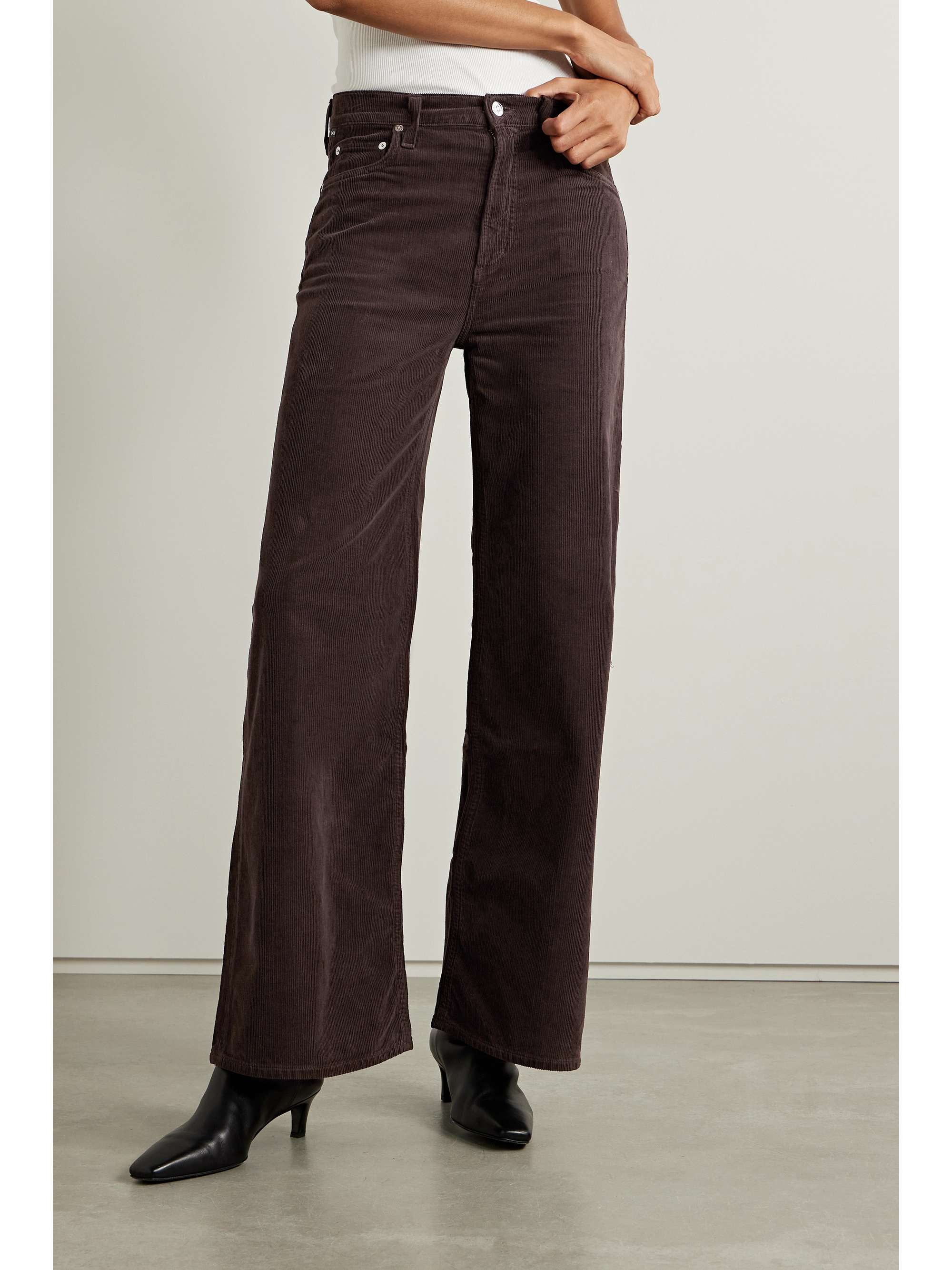 CITIZENS OF HUMANITY Paloma cotton-blend corduroy wide-leg pants | NET ...