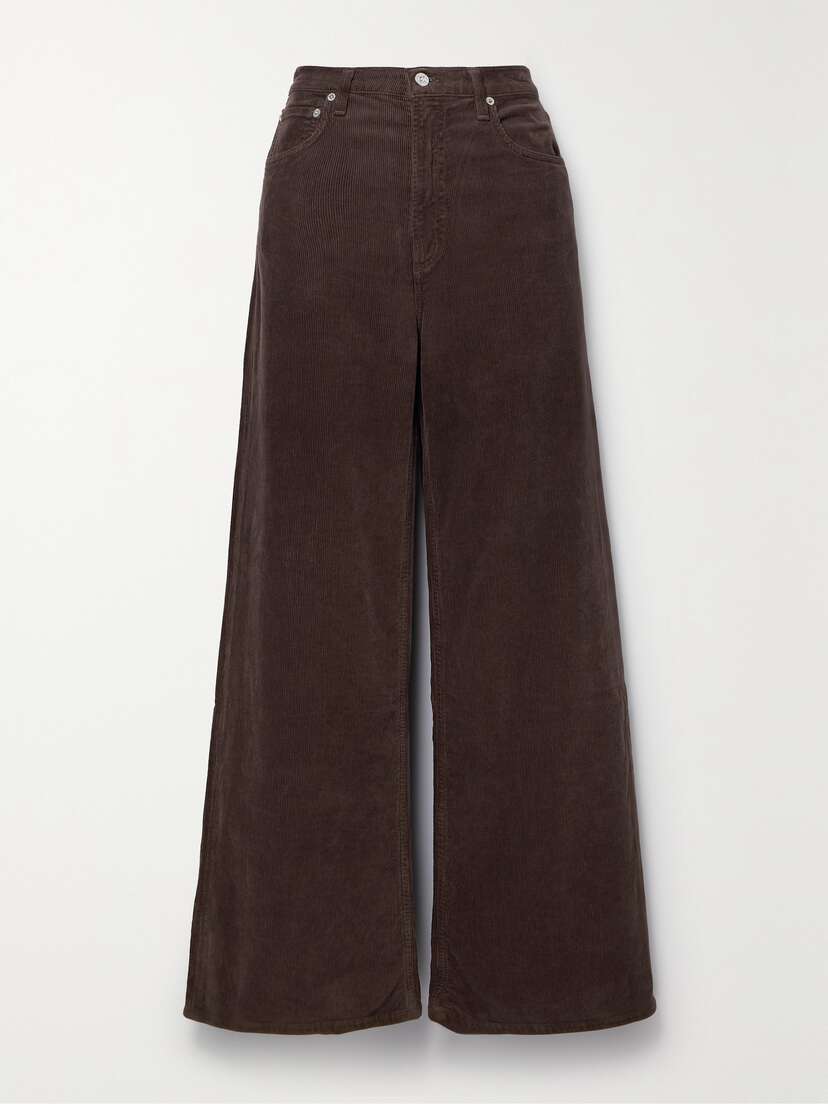 Citizens of Humanity Paloma Cotton-blend Corduroy Wide-leg Pants