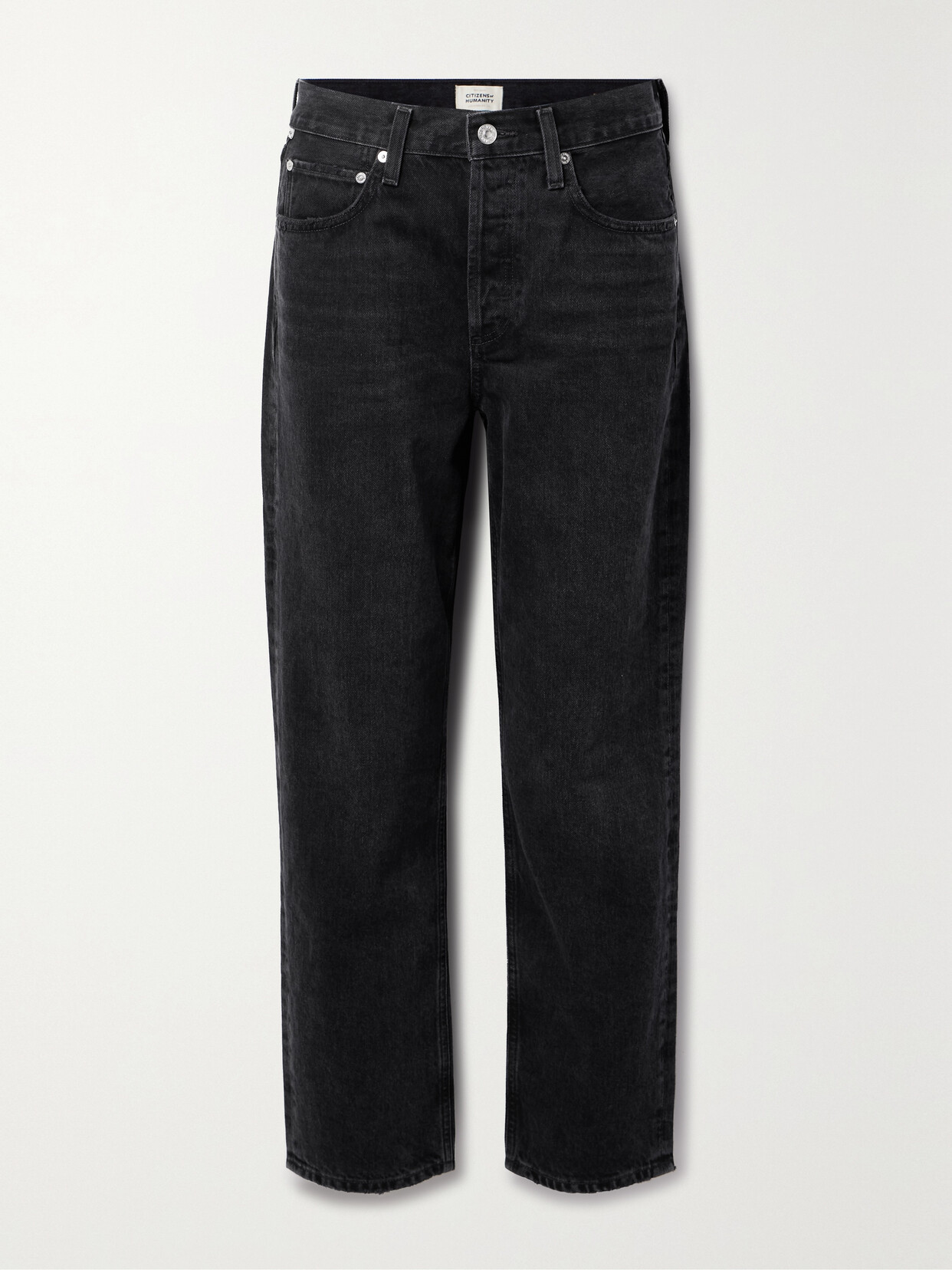 Citizens of Humanity - + Net Sustain Devi High-rise Straight-leg Organic Jeans - Black