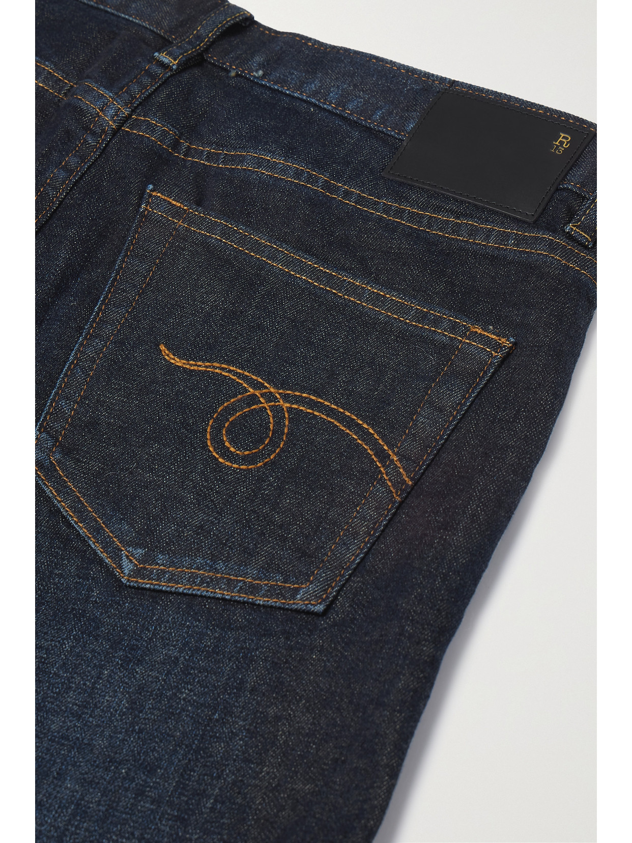 Boy Cropped High-Rise Straight-Leg Jeans