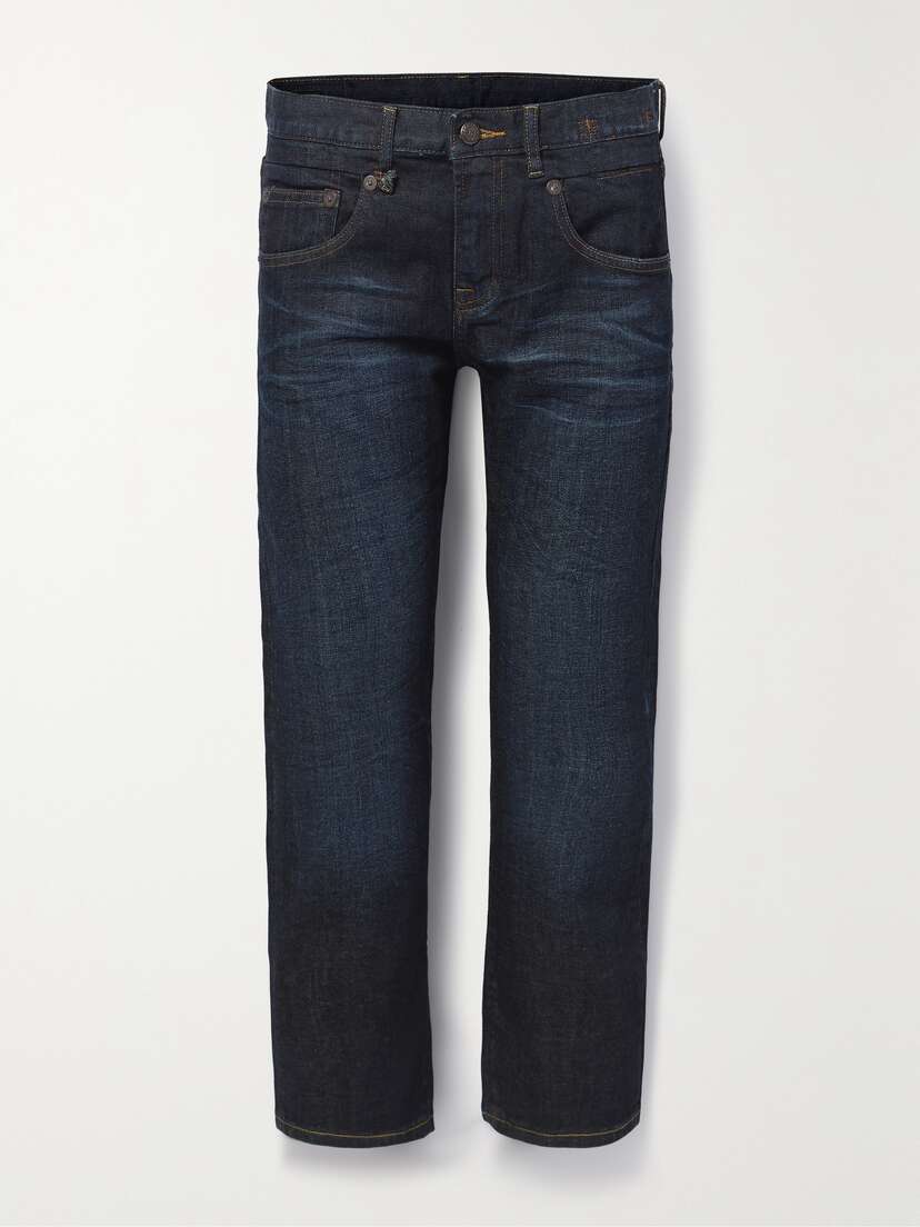 R13 Boy Cropped High-rise Straight-leg Jeans