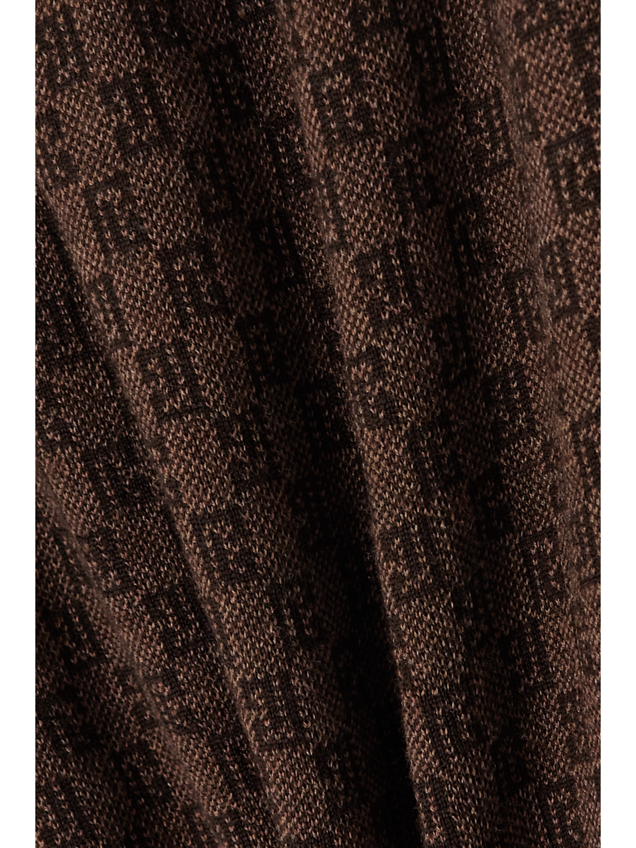 Balmain Striped Wool-blend Jacquard Wide-leg Pants In Brown