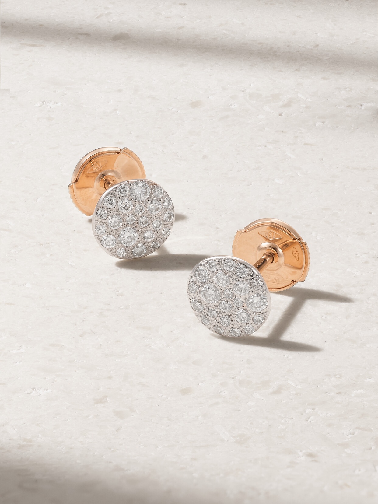 Pomellato - Sabbia 18-karat Rose Gold Diamond Earrings - One size